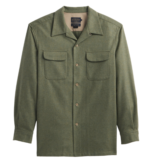 トップス 60s PENDLETON Board Shirts wool green us Pendleton Men's Green Mix Board Shirt – Wildfire Mercantile
