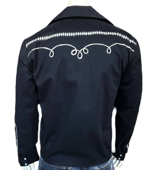 Men's Rockmount Ranchwear Vintage Style Gabardine Bolero Jacket