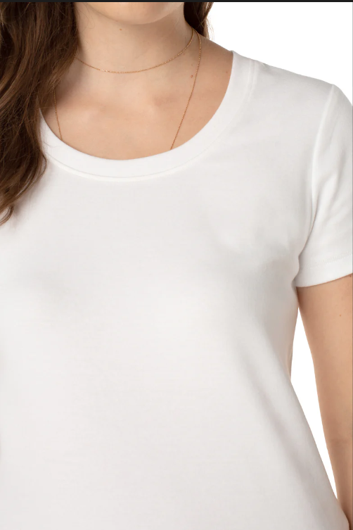 Women's Must Have Basic Scoop Neck White Tee Shirt – Wildfire Mercantile