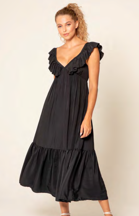 Lavender Brown Bianca Tiered Maxi Dress Wildfire Mercantile Lavender Brown Bianca Tiered Maxi Dress Wildfire Mercantile